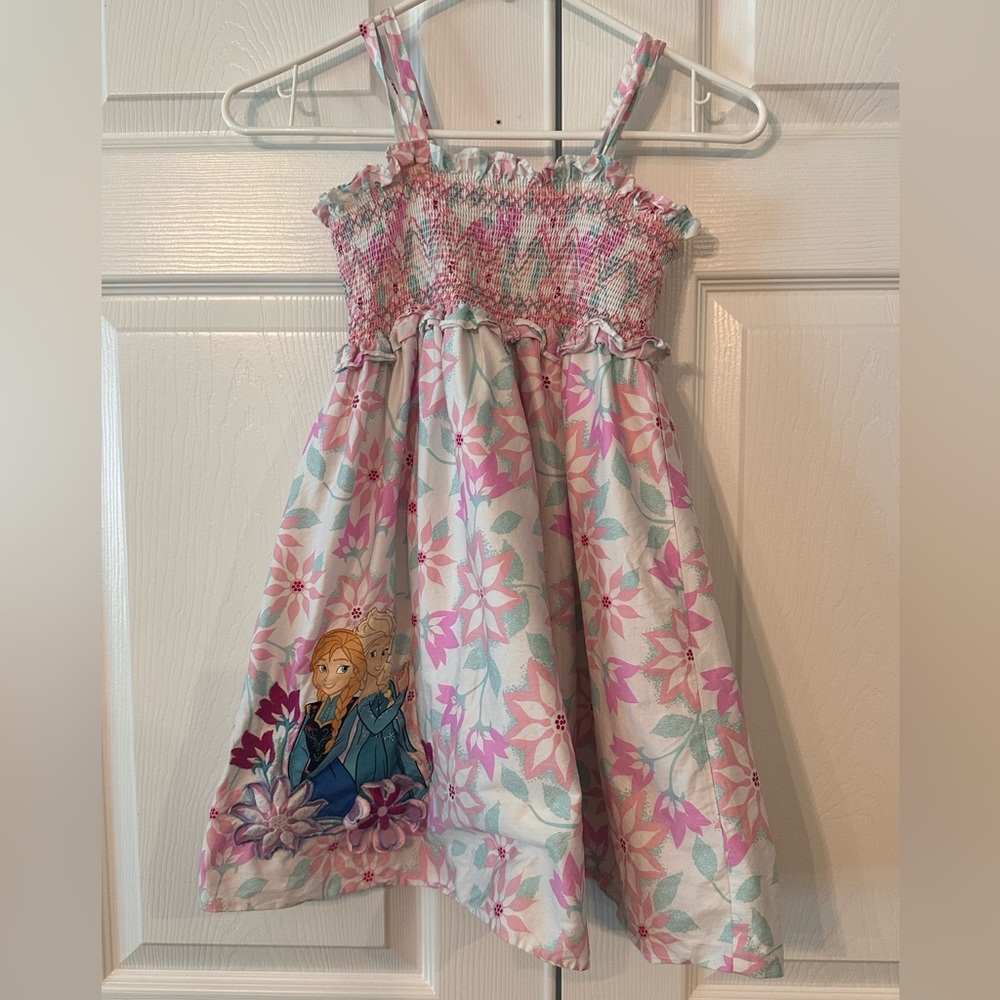 Disney Elsa and Anna girls summer dress